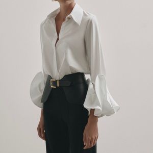 Massimo Dutti white blouse